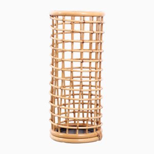 Rattan Umbrella Holder from Rohé Noordwolde, 1970s