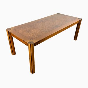 Vintage Italian Dining Table with Burl Wood from Borghi