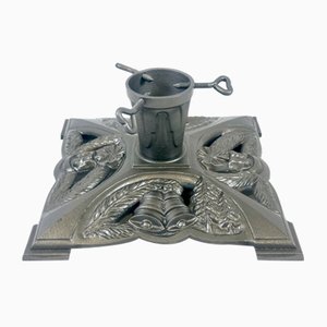 Art Nouveau Cast Iron Christmas Tree Stand, 1890s