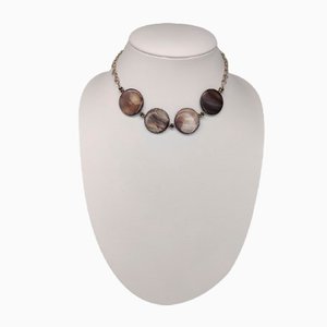 Vintage Labradorite and Silver Necklace