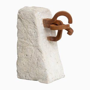 After Chillida, Abstract Sculpture, 1990s, Iron