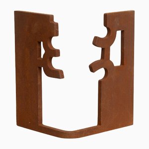 After Chillida, Sculpture Abstraite, 1990s, Fer