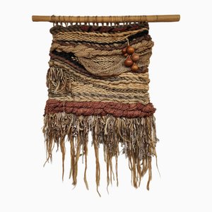 Tenture Murale en Textile Mid-Century Mother Earth
