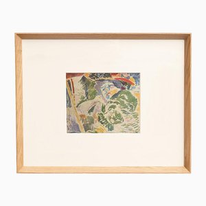 André Derain, Fauves Composition, 1948, Color Cliché Print, Framed
