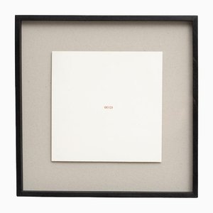 Carl Andre, Sin título (Cartera de sellos de goma), años 70, Impresión