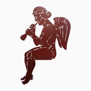 Bruno Chersicla, Chérubin Rouge, 1980, Métal