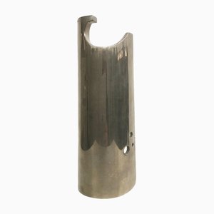Edmondo Cirillo, Stele Abstract Sculpture, 1980s, Nickel Plated Bronze