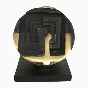 Fanna Roncoroni, Labyrinth Skulptur, 1978, Bronze