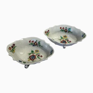 Porcelain Doccia Sauce Bowls by Richard Ginori, Italy, 18th Century, Set of 2
