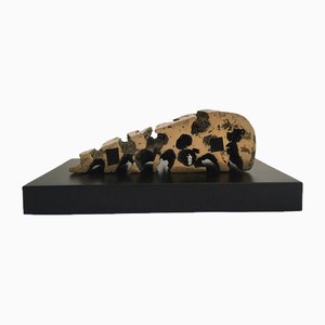 Abstract Multiple Bronze Cheese Shape, Italy, 1980s
