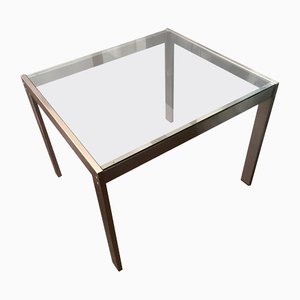 Mid-20th Century Modern Steel Crystal Desk, Italy, 1960