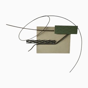Escultura abstracta de hierro de Alex Corno Confini, Italia, 1985
