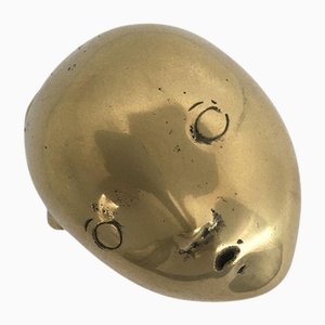 Vintage Italian Bronze Abstract Sculpture by Piero Perin, 1980