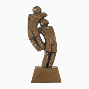Italian Bronze Abstract Sculpture by Rodica Tanasescu, 1980
