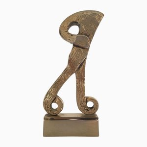 Italian Bronze Abstract Sculpture by Rodica Tanasescu, 1980