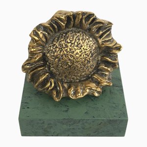 Patrizia Guerresi, Italian Flowe Sculpture, 1986, Bronze