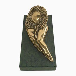 Italian Bronze Abstract Sculpture by Patrizia Guerresi, 1986