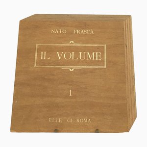 Nato Frascà, Abstract Il Volume Book Sculpture, 1975, Wood
