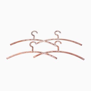 Postmodern Acrylic Coat Hangers, 1980s, Set of 4