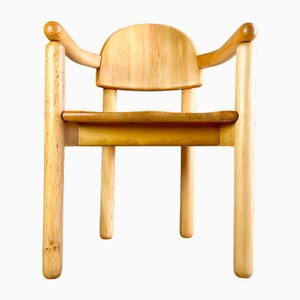 Mid-Century Armchair in Beech by Rainer Daumiller, 1960s