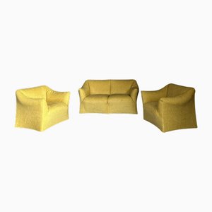 Modell 685 Tentazione Wohnzimmer Set von Mario Bellini für Cassina, Italien, 1973, 3er Set