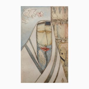 Leszek Rózga, A Prayer, 1998, Eau-forte sur Papier