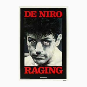 Vintage Raging Bull Original U.S. One Sheet Movie Poster, 1980s