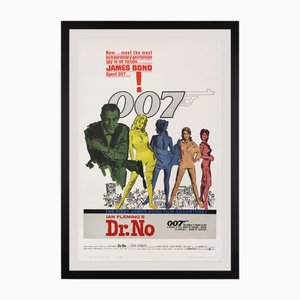 Vintage James Bond Dr. No Original Us One Sheet Movie Poster, 1962