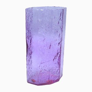 Vaso brutalista in vetro alessandrite, anni '60