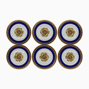 Cocarde de Soie Soup Plates from Hermès, 1980s, Set of 6
