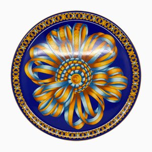 Cocarde de Soie Cake Plate from Hermès, 1980s