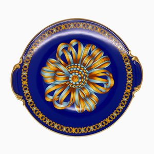 Cocarde de Soie Cake Plate from Hermès, 1980s