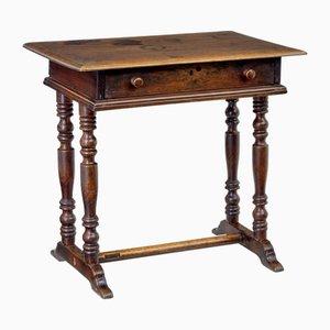 18th Century Rustic Walnut Side Table, 1780