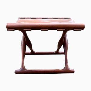 Gold Hill Folding Stool by Poul Hundevad for Hundevad & Co., 1960s