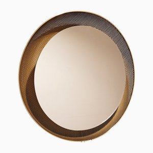 Perforierter Mid-Century Spiegel mit Hintergrundbeleuchtung von Floris Fiedeldij, 1950er