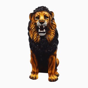Statua Leone in ceramica di Ceramiche Boxer