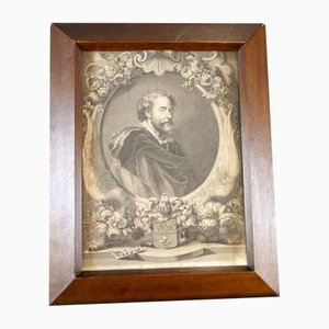 After Anthony Van Dyck, Portrait of Rubens, 1710, Engraving