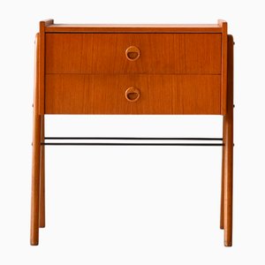 Skandinavischer Nachttisch aus Teak, 1960er