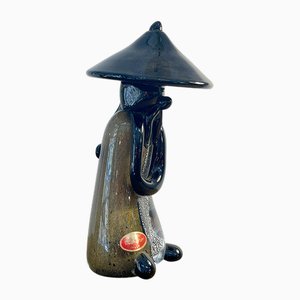 Chinese Murano Submerged Glass Sculpture, 1950s