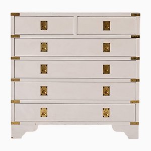 White Chest of 6 Drawers, 1960s