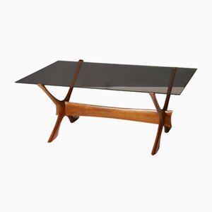 Tavolino da caffè Condor di Fredrik Schriever-Abeln per Örebro Glass, anni '60