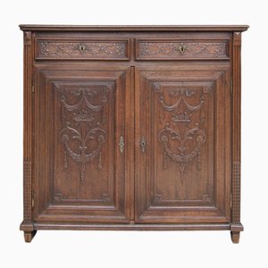 Mueble Vertiko Luis XVI de roble, siglo XIX