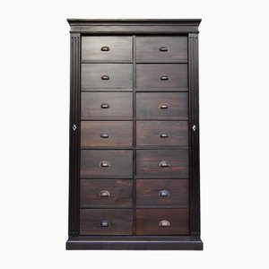 Mueble con cajones francés, década de 1890