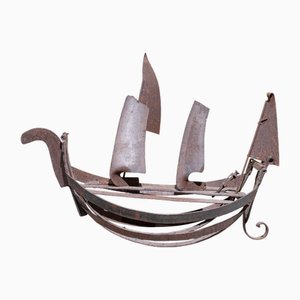Large Galleon in Iron, 20th Century