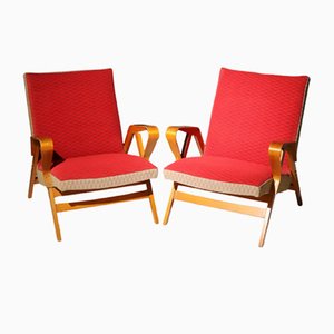 Sessel von František Jirák für Tatra Acquisition, Tschechoslowakei, 1970er, 2er Set