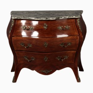 Cassettiera barocca in mogano, anni '20