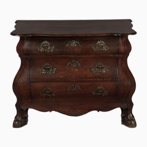 18th Century Baroque Dresser in Dark Oak, Holland, 1780s