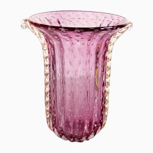 Vaso in vetro soffiato di Toso Murano