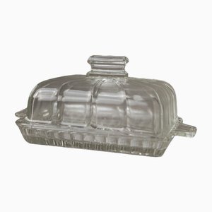 Beurrier Vintage en Verre, 1940s