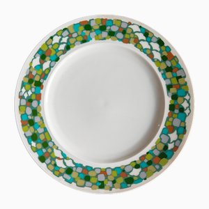 Artist Collection Series Petruschka Salad Plates by Hans Theo Baumann & Björn Wiinblad for Rosenthal, 1980, Set of 6